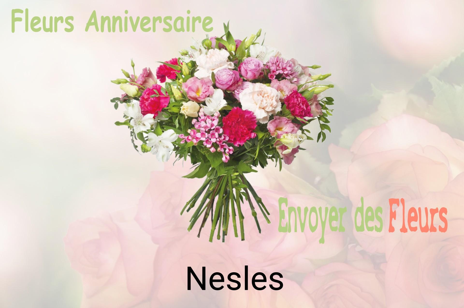 Bouquet de fleurs d’anniversaire livré à Nesles
